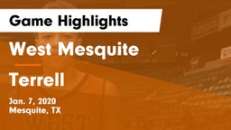 West Mesquite  vs Terrell  Game Highlights - Jan. 7, 2020