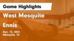 West Mesquite  vs Ennis  Game Highlights - Dec. 15, 2023