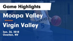 Moapa Valley  vs ****** Valley  Game Highlights - Jan. 26, 2018