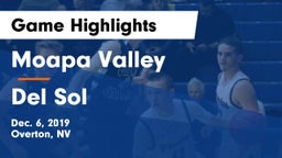 Moapa Valley  vs Del Sol  Game Highlights - Dec. 6, 2019