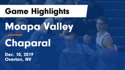 Moapa Valley  vs Chaparal Game Highlights - Dec. 10, 2019