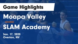 Moapa Valley  vs SLAM Academy Game Highlights - Jan. 17, 2020