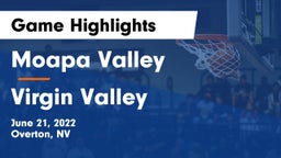 Moapa Valley  vs ****** Valley Game Highlights - June 21, 2022