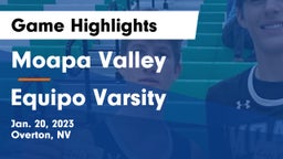 Moapa Valley  vs Equipo Varsity Game Highlights - Jan. 20, 2023