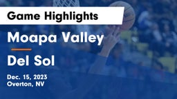 Moapa Valley  vs Del Sol  Game Highlights - Dec. 15, 2023