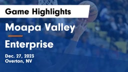 Moapa Valley  vs Enterprise  Game Highlights - Dec. 27, 2023