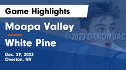 Moapa Valley  vs White Pine  Game Highlights - Dec. 29, 2023