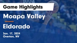Moapa Valley  vs Eldorado  Game Highlights - Jan. 17, 2024