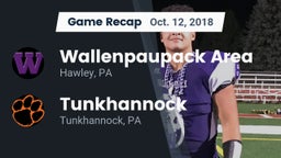 Recap: Wallenpaupack Area  vs. Tunkhannock  2018