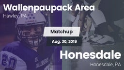 Matchup: Wallenpaupack Area vs. Honesdale  2019