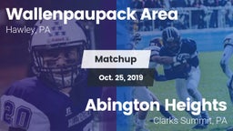 Matchup: Wallenpaupack Area vs. Abington Heights  2019