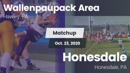 Matchup: Wallenpaupack Area vs. Honesdale  2020