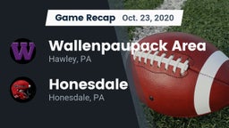 Recap: Wallenpaupack Area  vs. Honesdale  2020