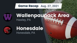 Recap: Wallenpaupack Area  vs. Honesdale  2021