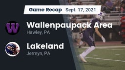 Recap: Wallenpaupack Area  vs. Lakeland  2021