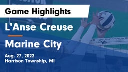 L'Anse Creuse  vs Marine City Game Highlights - Aug. 27, 2022