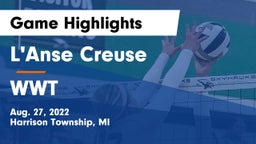 L'Anse Creuse  vs WWT Game Highlights - Aug. 27, 2022