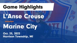 L'Anse Creuse  vs Marine City Game Highlights - Oct. 25, 2022