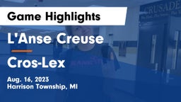 L'Anse Creuse  vs Cros-Lex  Game Highlights - Aug. 16, 2023