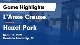 L'Anse Creuse  vs Hazel Park Game Highlights - Sept. 16, 2023