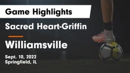 Sacred Heart-Griffin  vs Williamsville  Game Highlights - Sept. 10, 2022