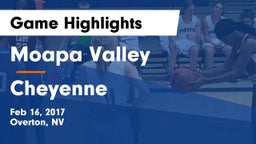 Moapa Valley  vs Cheyenne Game Highlights - Feb 16, 2017