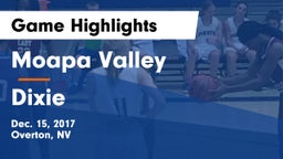 Moapa Valley  vs Dixie  Game Highlights - Dec. 15, 2017