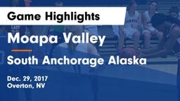 Moapa Valley  vs South Anchorage Alaska Game Highlights - Dec. 29, 2017