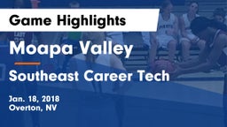 Moapa Valley  vs Southeast Career Tech Game Highlights - Jan. 18, 2018