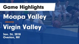 Moapa Valley  vs ****** Valley  Game Highlights - Jan. 26, 2018