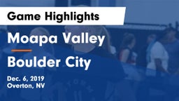 Moapa Valley  vs Boulder City Game Highlights - Dec. 6, 2019