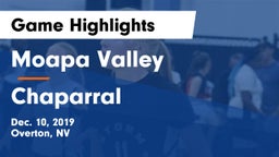 Moapa Valley  vs Chaparral  Game Highlights - Dec. 10, 2019