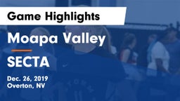 Moapa Valley  vs SECTA Game Highlights - Dec. 26, 2019