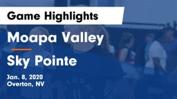 Moapa Valley  vs Sky Pointe Game Highlights - Jan. 8, 2020