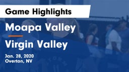Moapa Valley  vs ****** Valley  Game Highlights - Jan. 28, 2020
