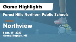 Forest Hills Northern Public Schools vs Northview  Game Highlights - Sept. 15, 2022