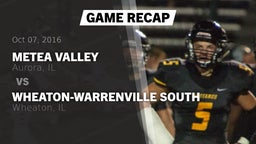 Recap: Metea Valley  vs. Wheaton-Warrenville South  2016