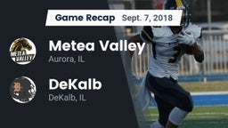 Recap: Metea Valley  vs. DeKalb  2018