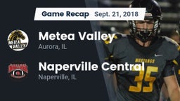 Recap: Metea Valley  vs. Naperville Central  2018