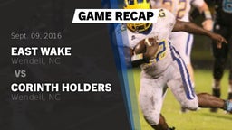 Recap: East Wake  vs. Corinth Holders  2016