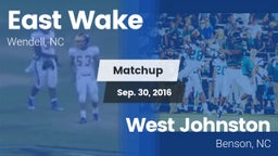 Matchup: East Wake High vs. West Johnston  2016
