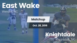 Matchup: East Wake High vs. Knightdale  2016