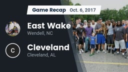 Recap: East Wake  vs. Cleveland  2017