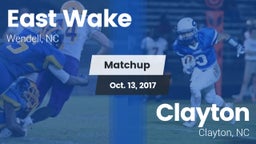 Matchup: East Wake High vs. Clayton  2017