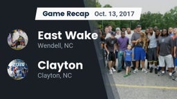Recap: East Wake  vs. Clayton  2017
