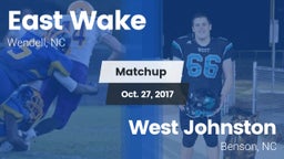 Matchup: East Wake High vs. West Johnston  2017