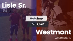 Matchup: Lisle  vs. Westmont  2016