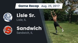 Recap: Lisle Sr.  vs. Sandwich  2017