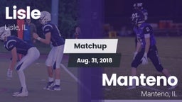 Matchup: Lisle  vs. Manteno  2018