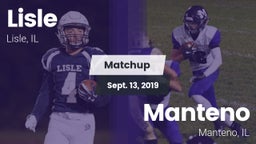 Matchup: Lisle  vs. Manteno  2019